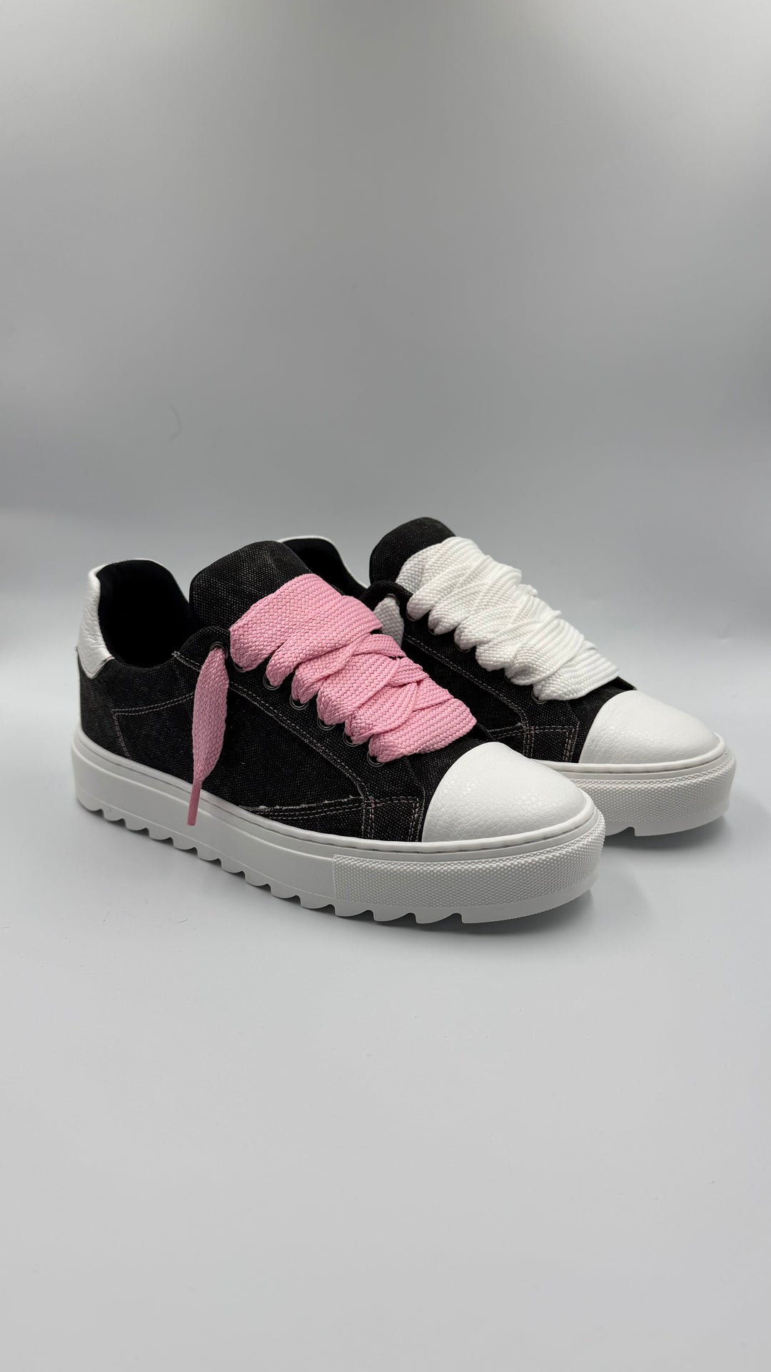 SCARPE NEXUS NERE/ROSA JEANS