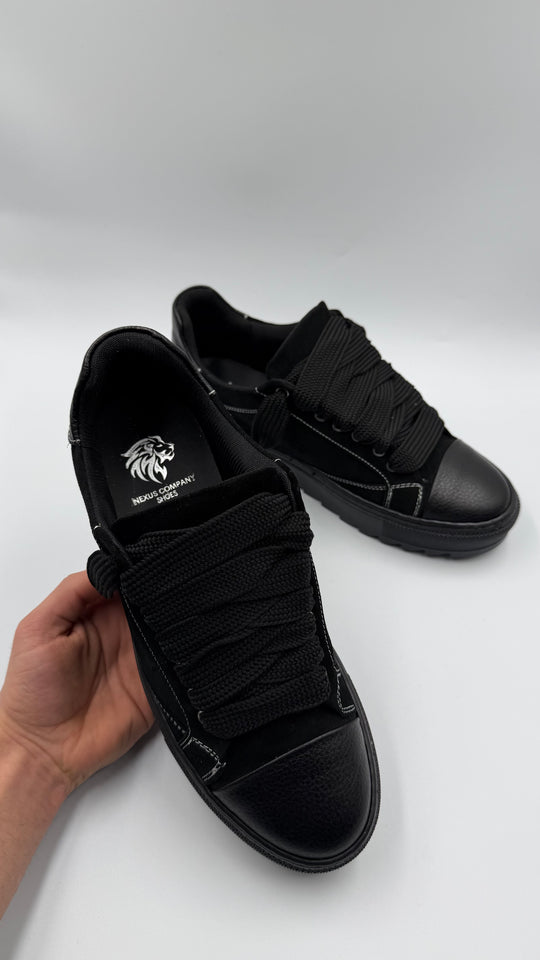 SCARPE NEXUS NERE IN CAMOSCIO