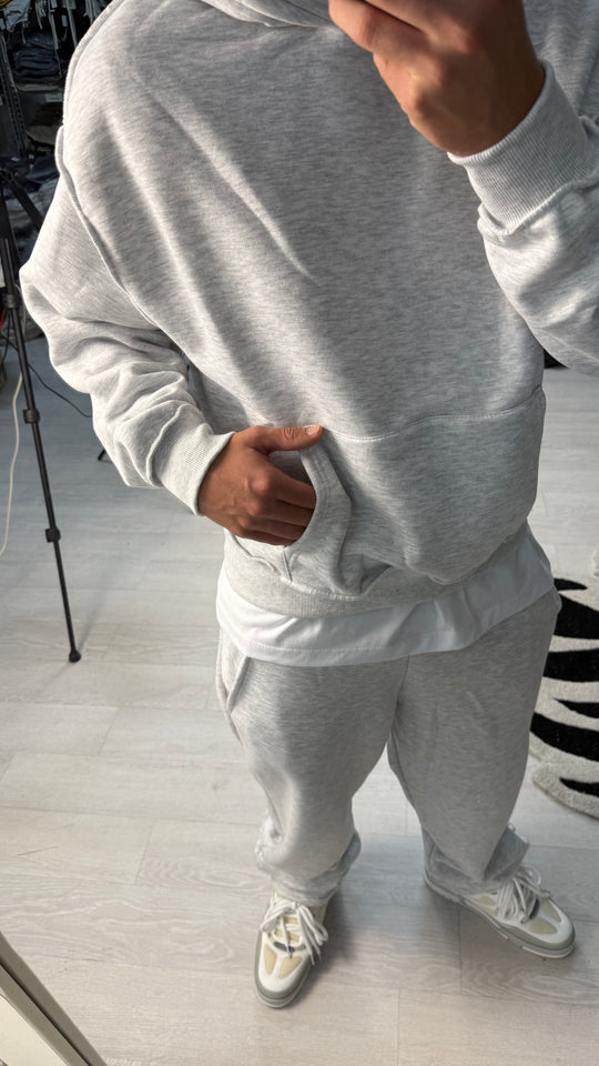 TRACKSUIT FLARE REVERSE GRIGIO