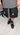 FRONT CARGO CORTO JEANS NERO