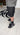 FRONT CARGO CORTO JEANS NERO