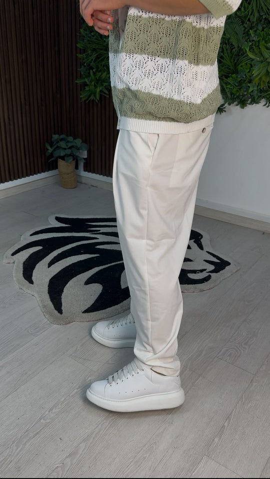 PANTALONE ELEGANT BIANCO