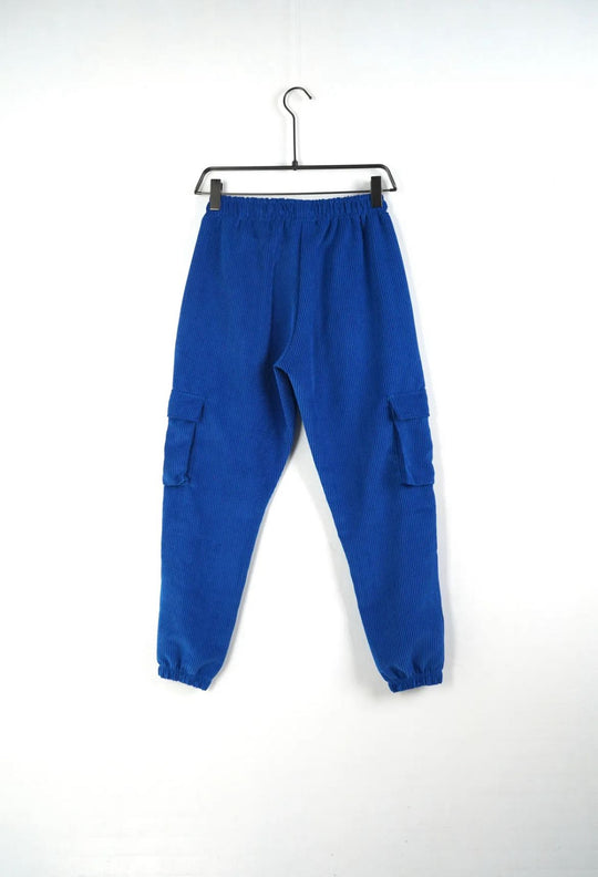 PANTALONE CARGO A COSTE BLU ROYAL