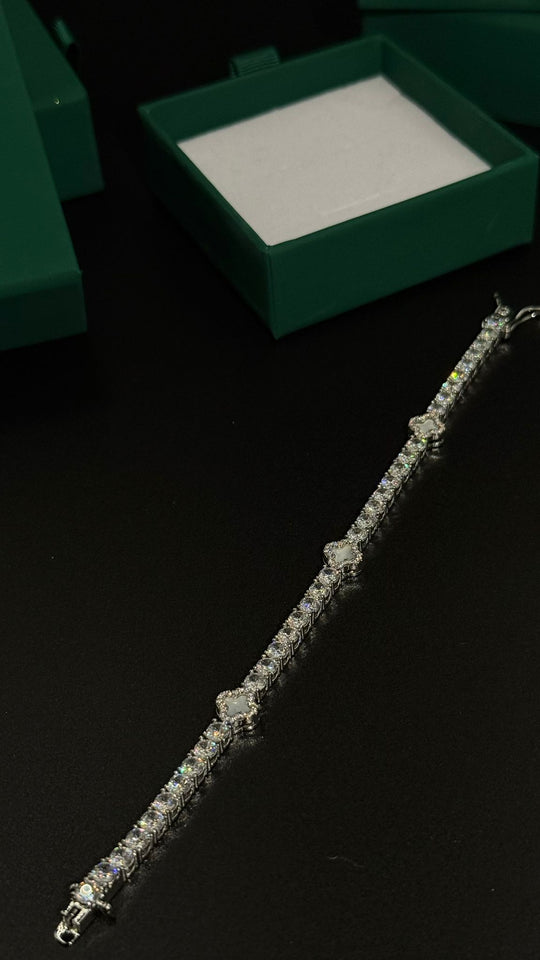 BRACCIALE DIAMOND EMPIRE BIANCO