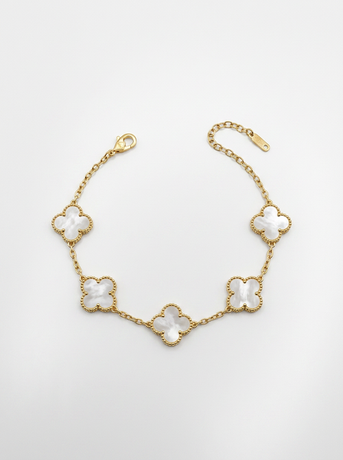BRACCIALE AURUM QUARTZ GOLD WHITE