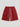 CARGO CORTO IN COTONE ROSSO