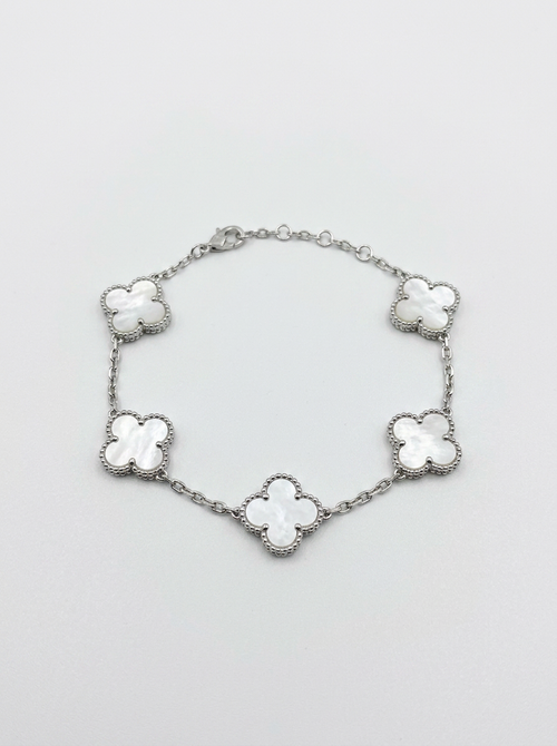 BRACCIALE AURUM QUARTZ SILVER WHITE