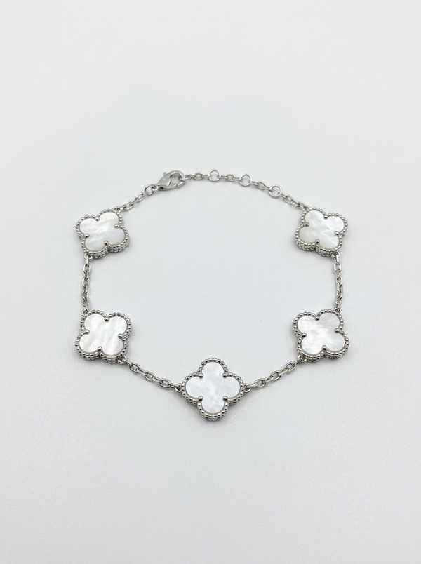 BRACCIALE AURUM QUARTZ SILVER WHITE