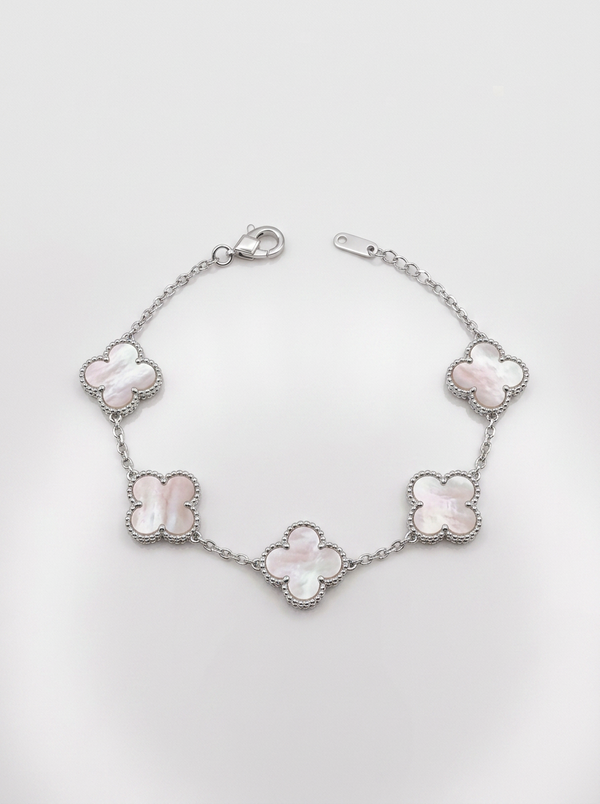 BRACCIALE AURUM QUARTZ SILVER IVORY