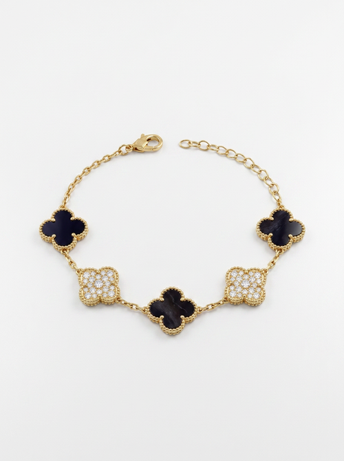 BRACCIALE AURUM CONTRAST GOLD CARBON