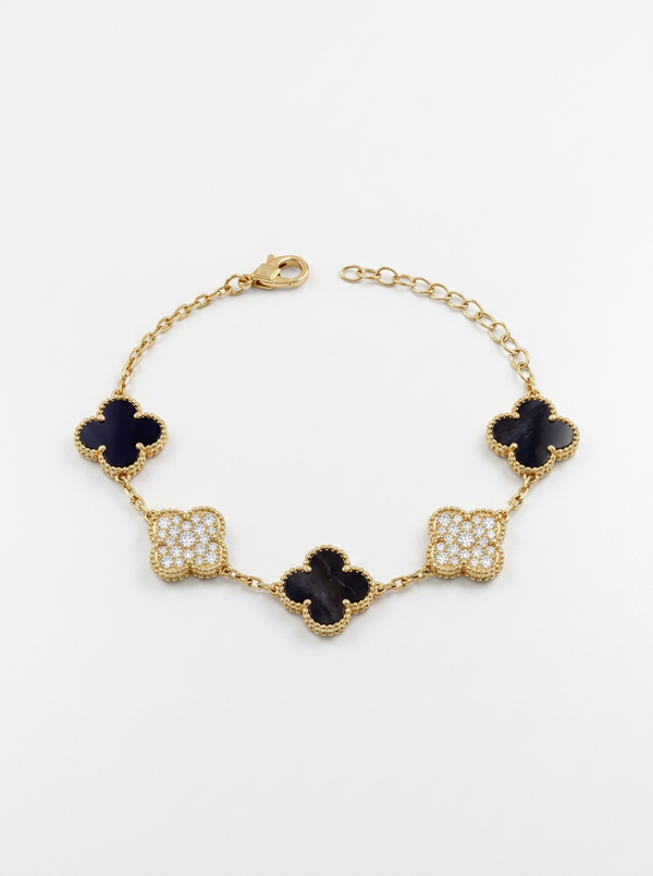 BRACCIALE AURUM CONTRAST GOLD CARBON