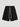 JORTS IN COTONE NERO