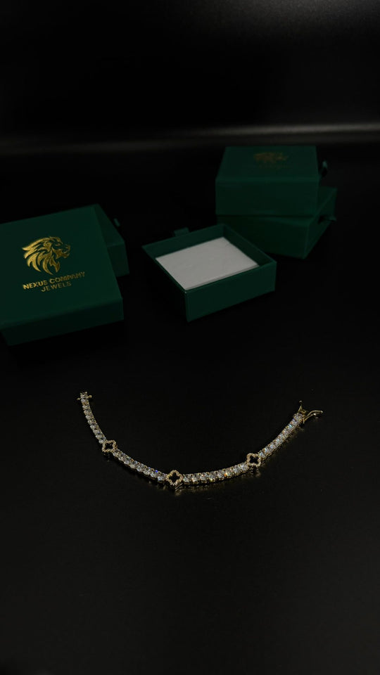 BRACCIALE DIAMOND EMPIRE ORO/NERO